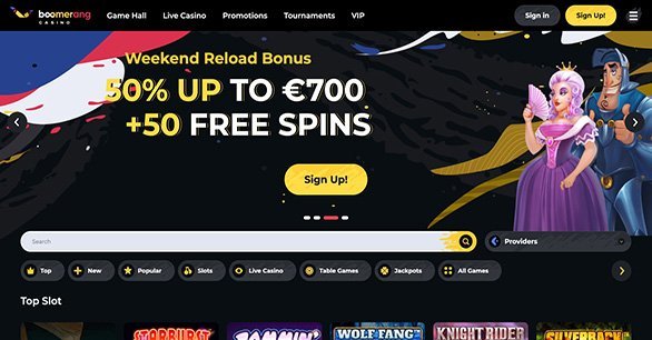 Zaživite Boomerang Casino: Nov Oboževalc Božanstev Igra in Bonusev Online