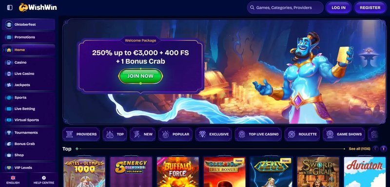 Wishwin casino in Global